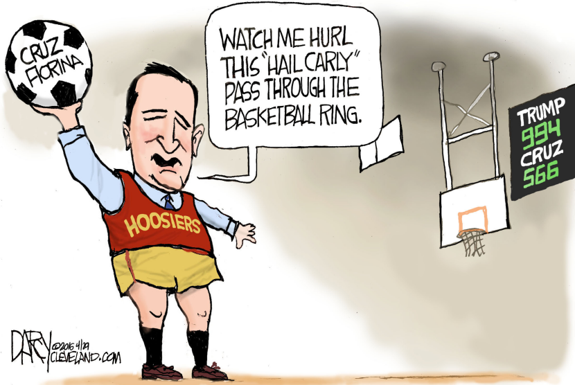 Cruz and Fiorina air ball