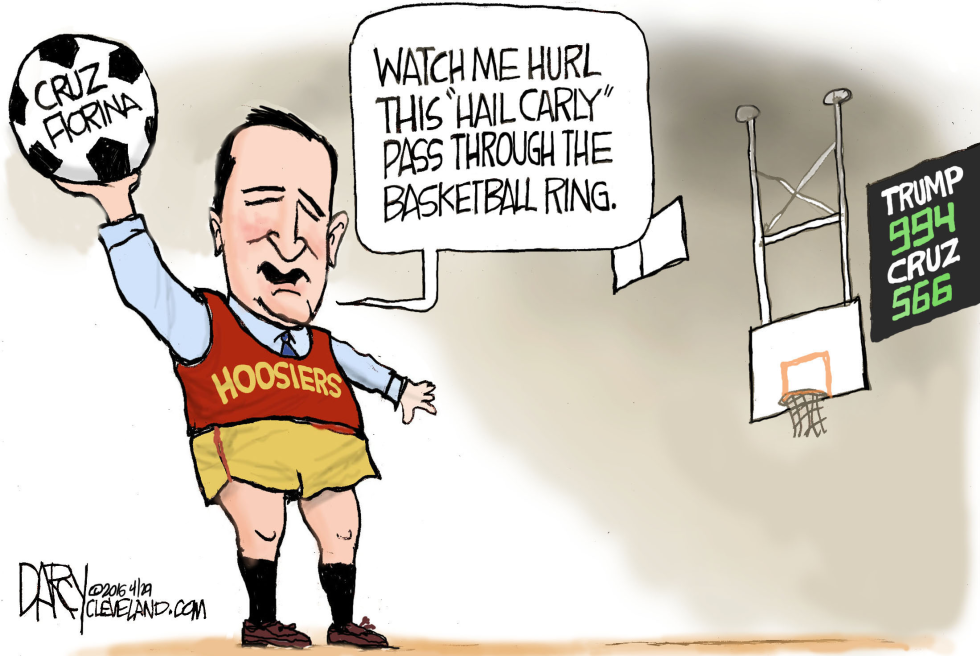CRUZ AND FIORINA AIR BALL by Jeff Darcy