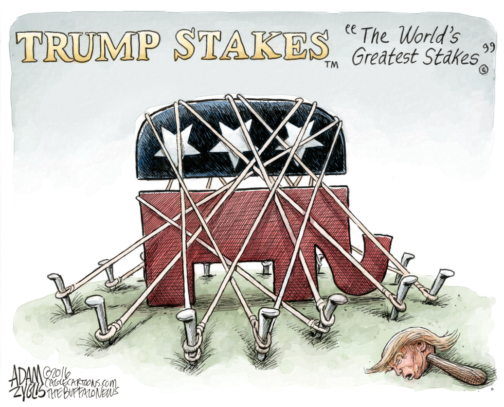  TRUMP STAKES by Adam Zyglis