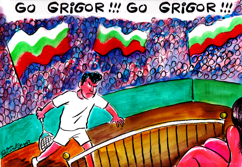  GRIGOR DIMITROV VS NICOLE SCHERZINGER by Christo Komarnitski