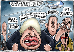 BACK OF THE QUEUE FOR UK by Brian Adcock