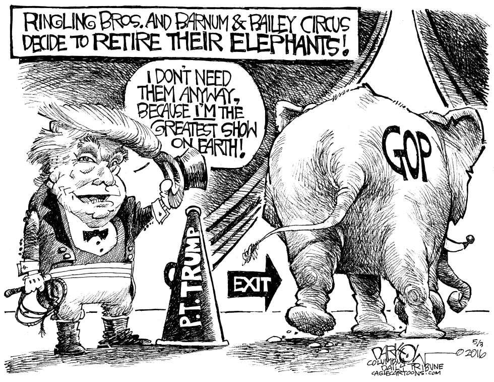 Trump Retires Elephants