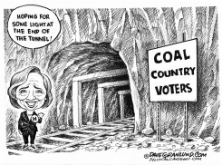 HILLARY AND COAL COUNTRY by Dave Granlund
