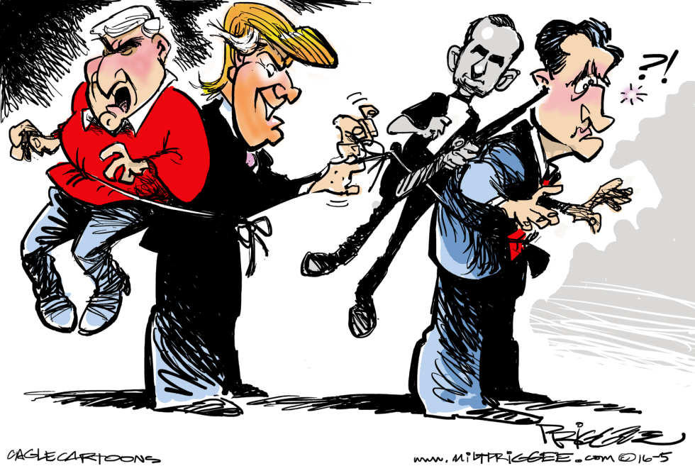  TRUMP TIES by Milt Priggee