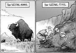 NATIONAL MAMMAL by Nate Beeler