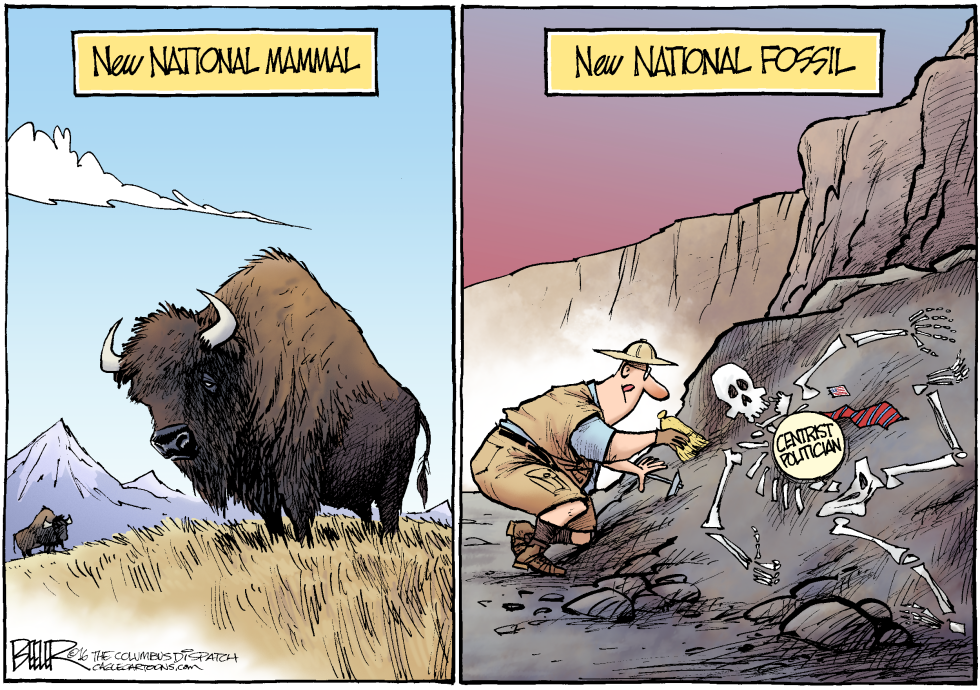  NATIONAL MAMMAL by Nate Beeler