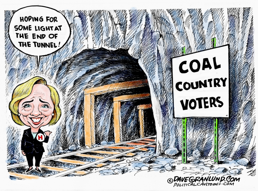 Hillary and coal country COLOR