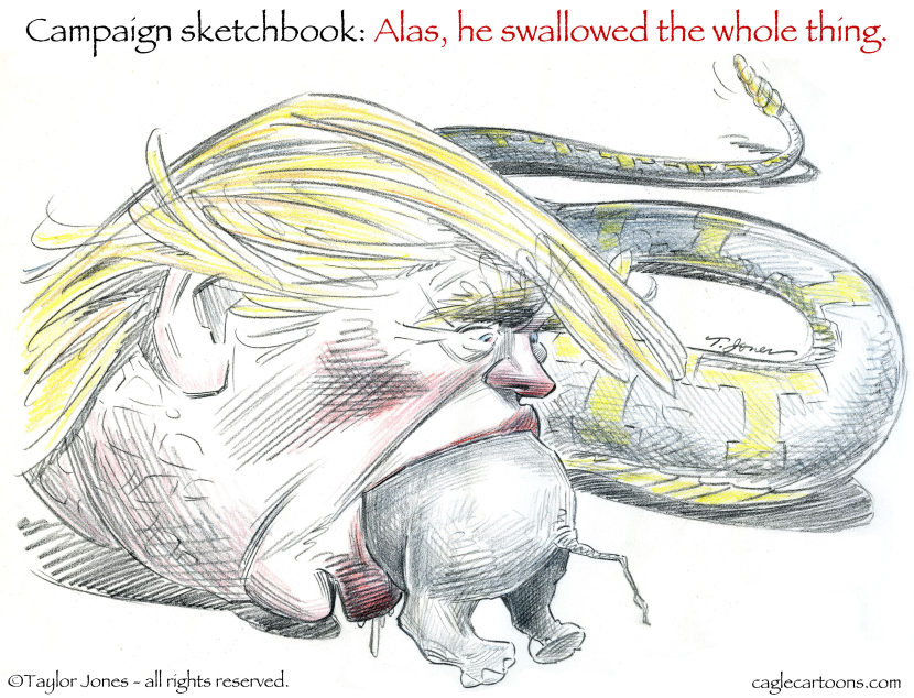 Trump supper - COLOR