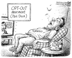 SCHOOL BOARD ELECTIONS by Adam Zyglis