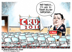 TED CRUZ DROPS OUT  by Dave Granlund