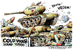 PUTIN  COLD WAR RESTART  by Dave Granlund