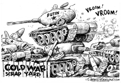 PUTIN  COLD WAR RESTART  by Dave Granlund