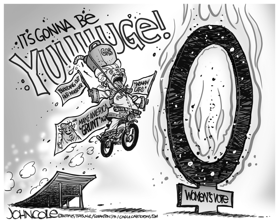 Trump and the women's vote BW