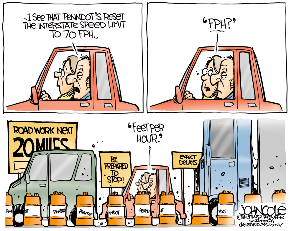  LOCAL PA  PENNDOT SPEED LIMITS by John Cole