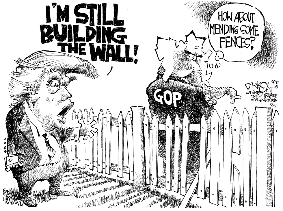 Trump Mending Fences