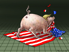 HUNGRY DIRTY DONALD by Marian Kamensky