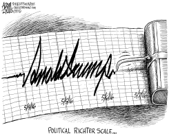 TRUMP SHOCK WAVES by Adam Zyglis