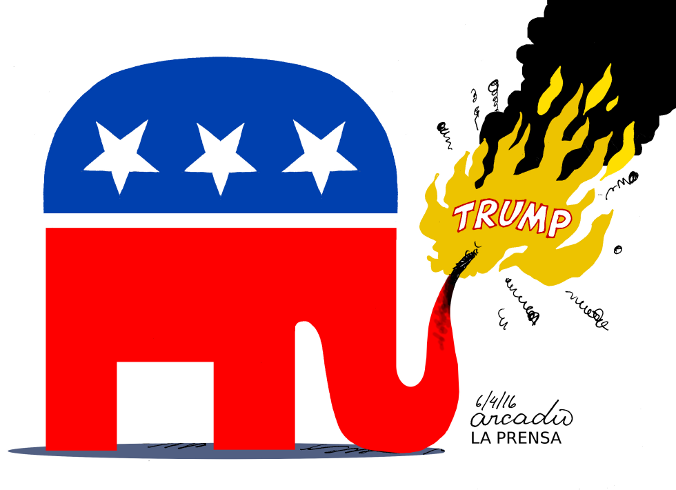  TRUMP DINAMITA EN EL PARTIDO REPUBLICANO by Arcadio Esquivel