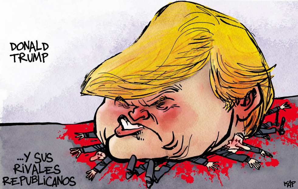 Trump… y sus rivales republicanos
