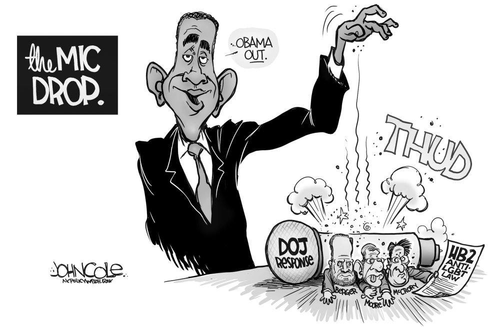 LOCAL NC -- Obama DOJ and HB2 BW