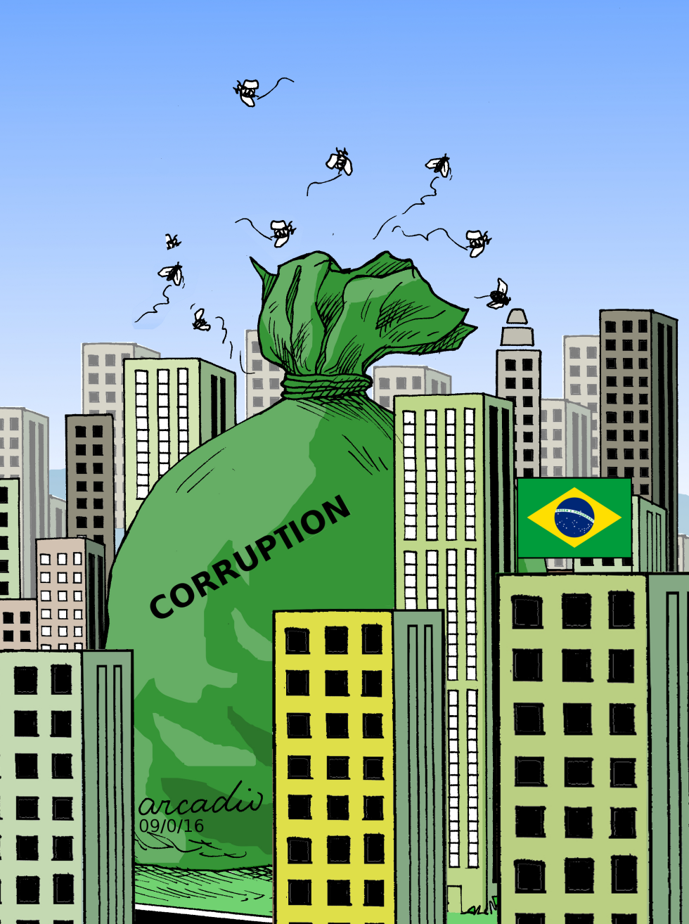 Corruption embraces Brasil