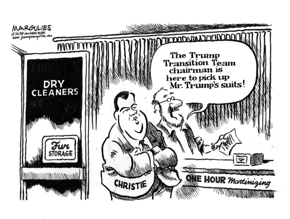 Trump Transition Team chairman Christie
