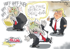 HIGH ON TRUMP  by Pat Bagley