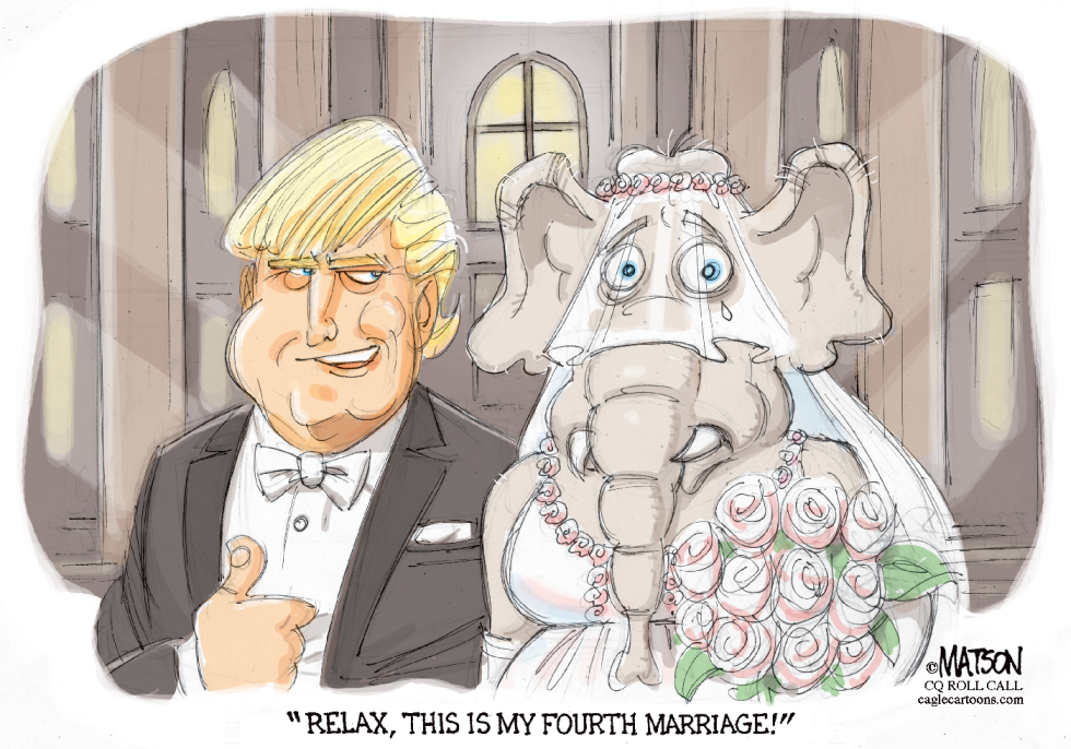 Republicans Nervous About Marrying Trump-COLOR