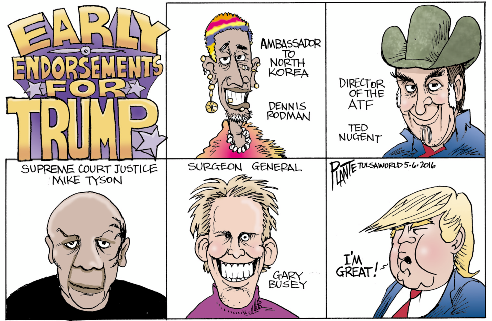 Early Endorsements for Trump