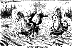 TRUMP TROTTER by Milt Priggee