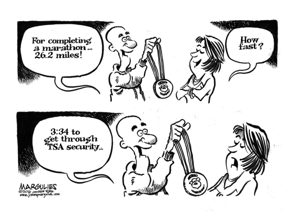 Airport delays at TSA security