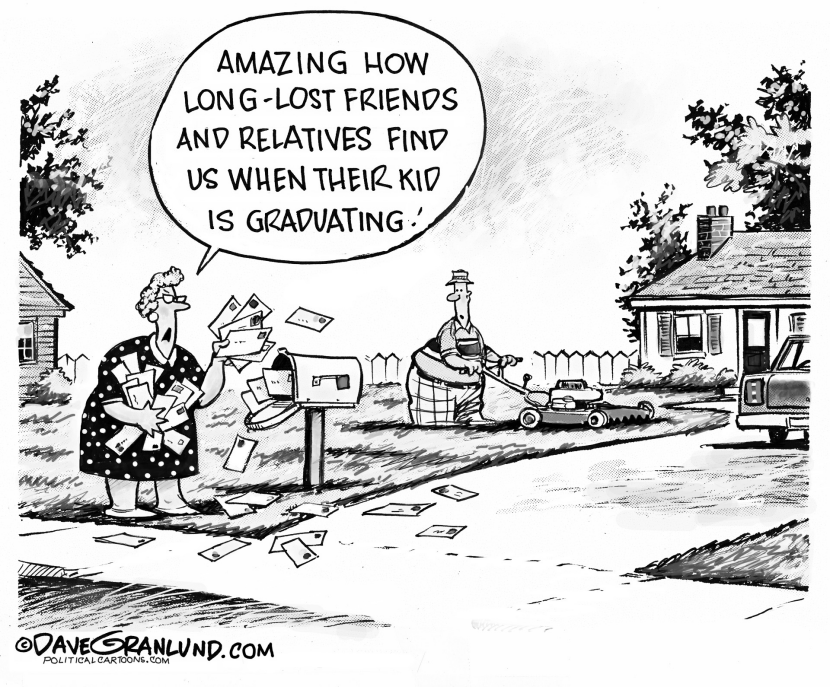 Grads and mailboxes
