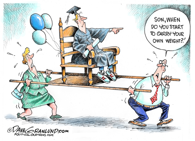 Graduates and parents COLOR