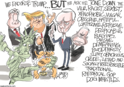 TONED-DOWN TRUMP  by Pat Bagley