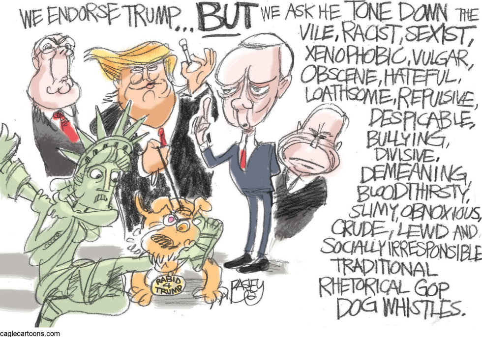Toned-down Trump COLOR
