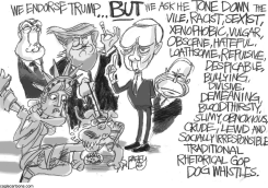 TONED-DOWN TRUMP by Pat Bagley