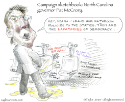 CAMPAIGN SKETCHBOOK - PAT MCCRORY -  by Taylor Jones