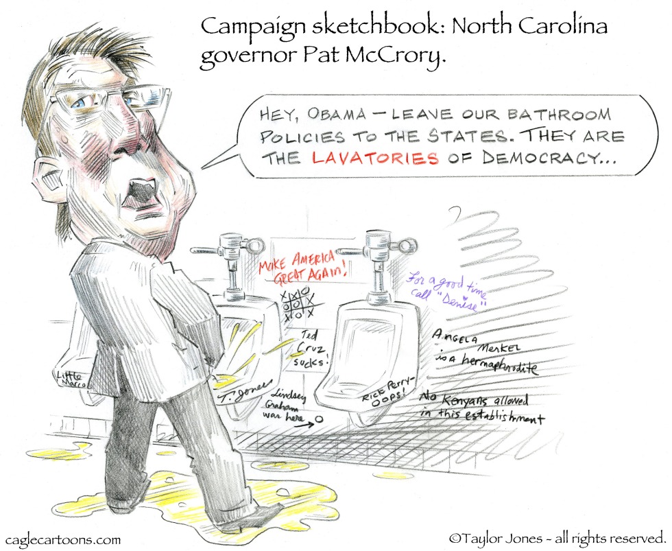Campaign Sketchbook - Pat McCrory - COLOR