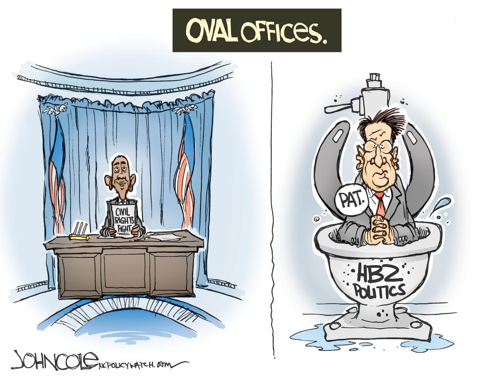 LOCAL NC -- Oval offices COLOR