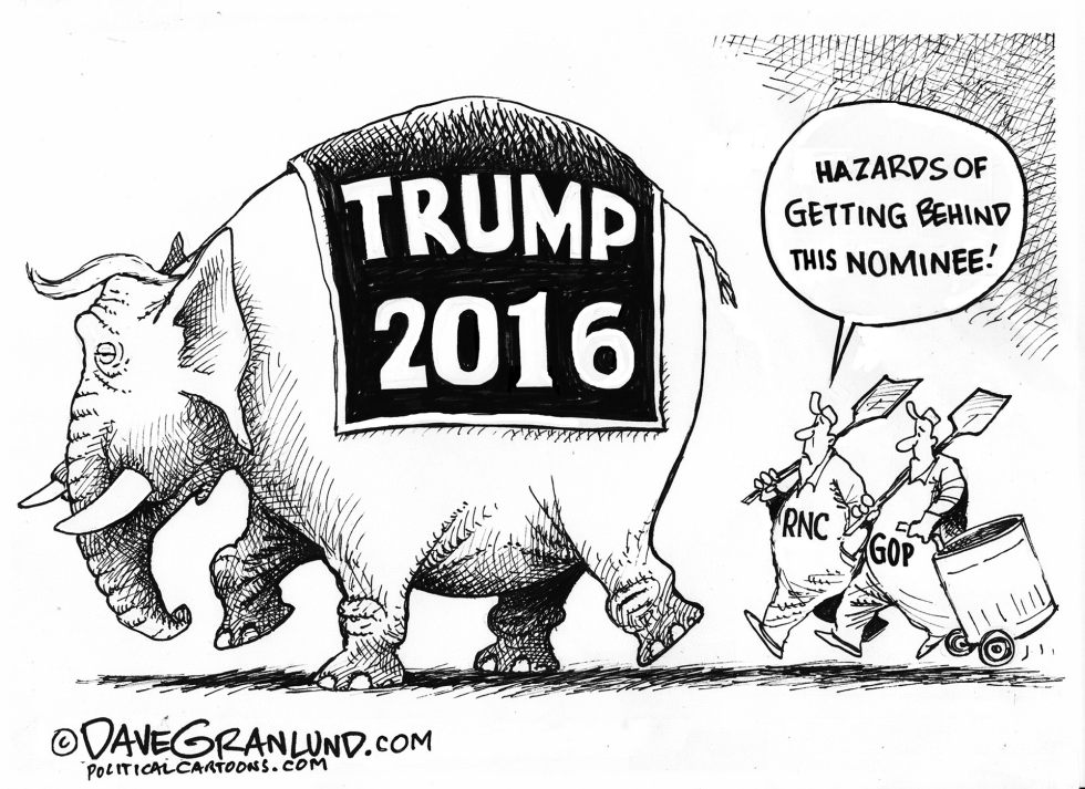 Getting behind Trump