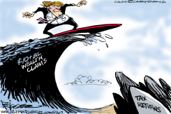 TRUMP TAX RETURNS  by Milt Priggee