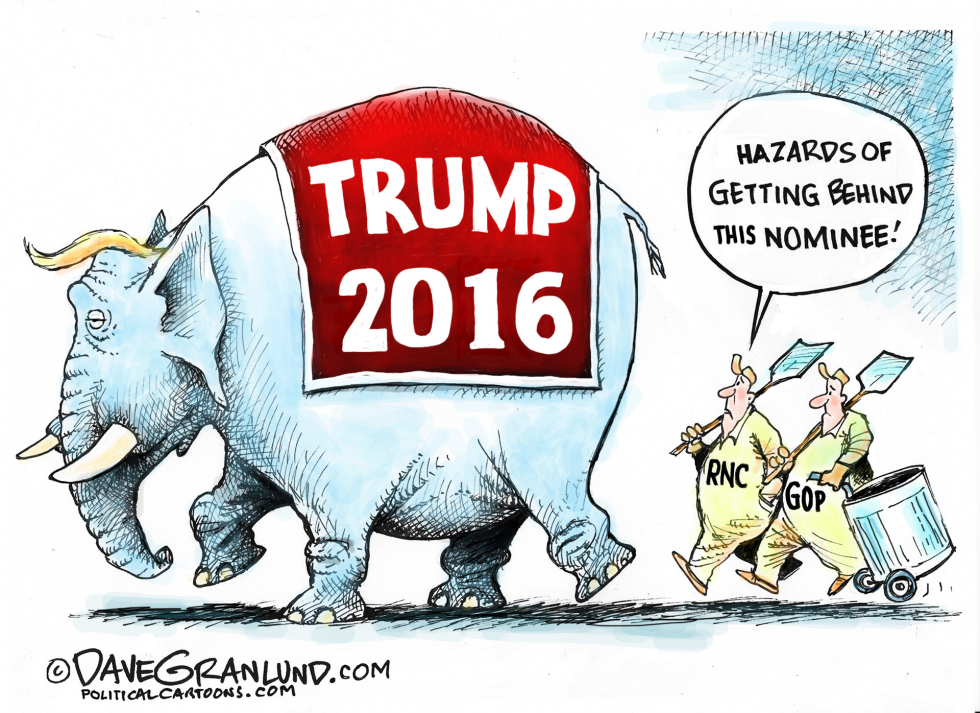 Getting behind Trump COLOR
