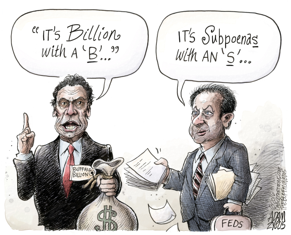  NY EXPANDING THE CUOMO PROBE by Adam Zyglis