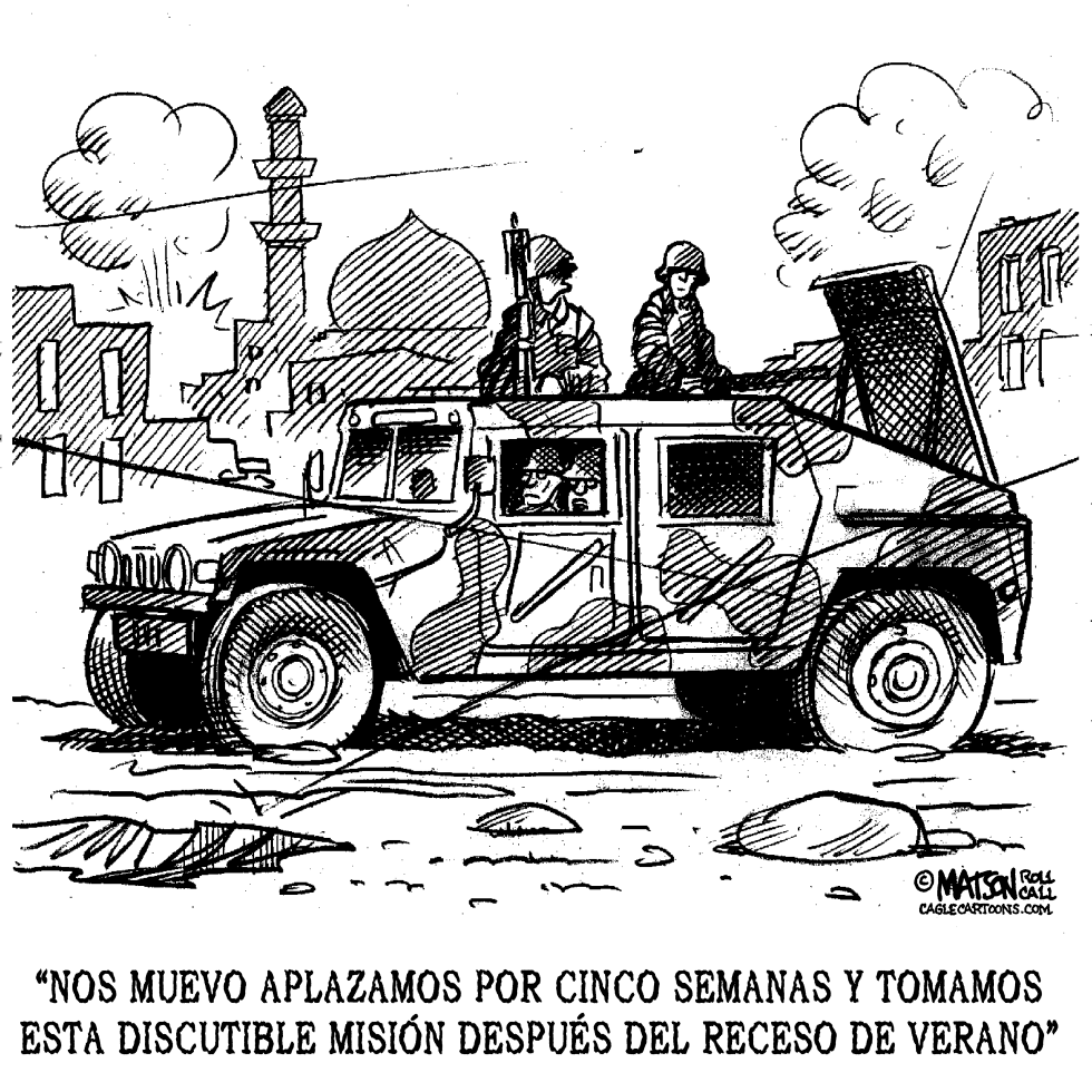 Receso en la Mision Iraq
