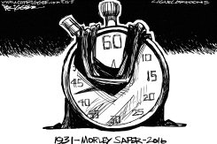 MORLEY SAFER -RIP by Milt Priggee