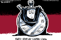 MORLEY SAFER -RIP  by Milt Priggee