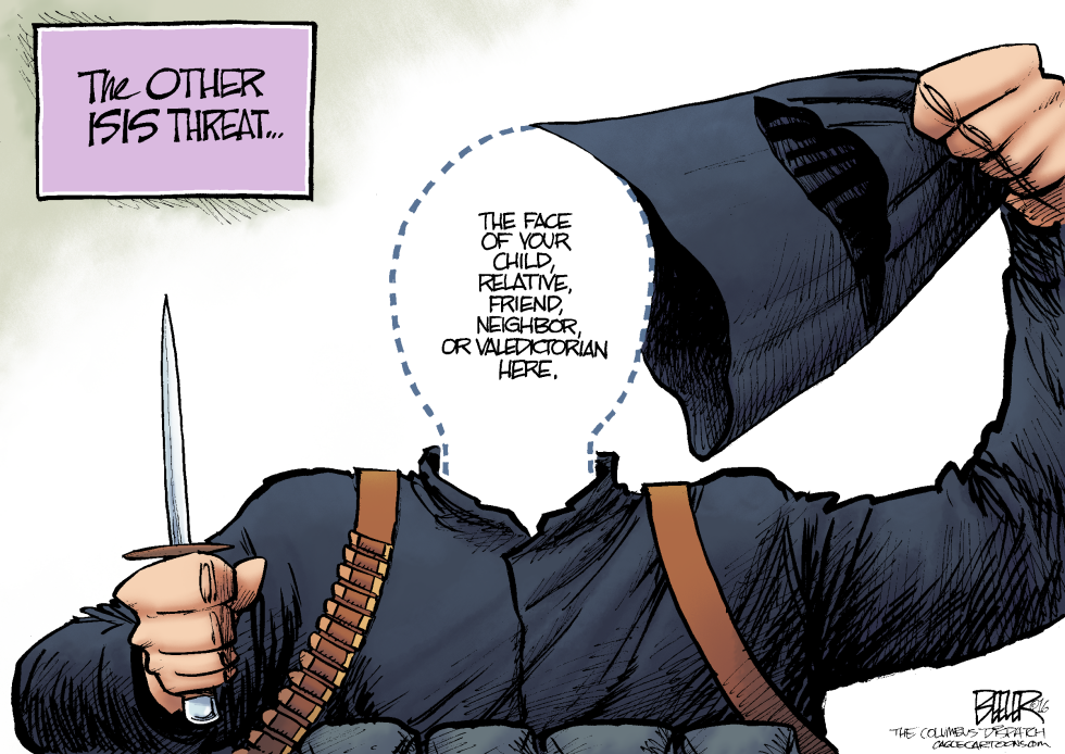  TERROR RECRUITS by Nate Beeler