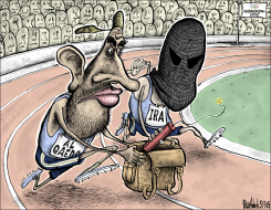 THE TERRORIST RELAY by Brian Adcock