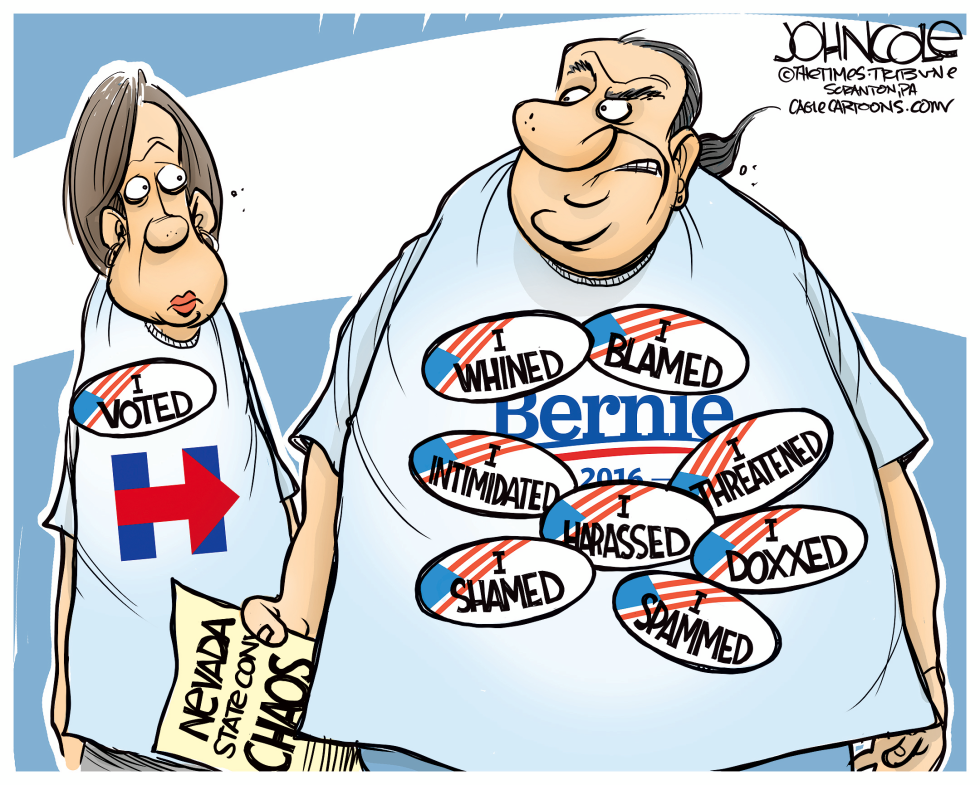  SANDERS VOTERS by John Cole