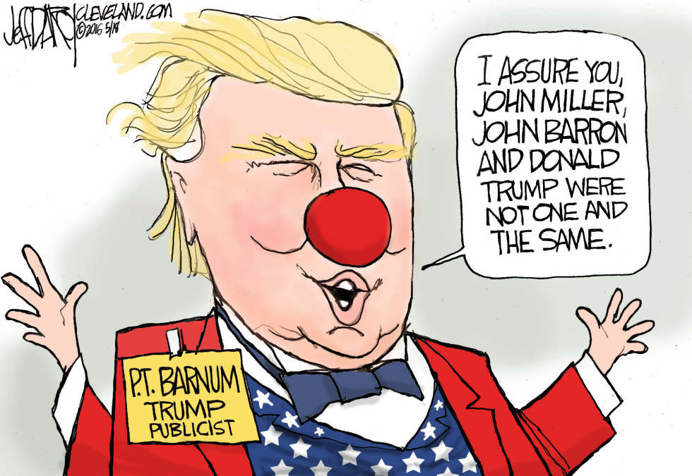 Trump Publicist Posing